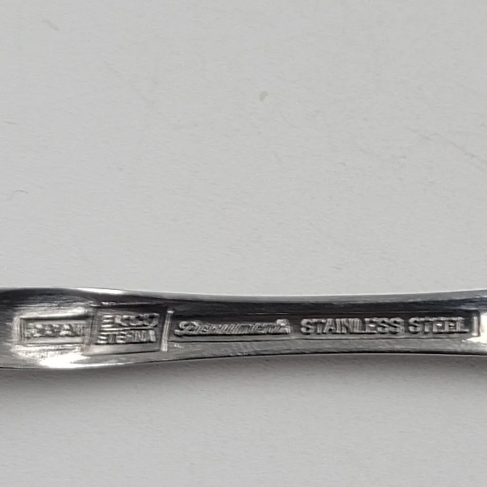 Ekco Eterna Beaumont Stainless Flatware 11pc Set Knives Forks Japan Ornate